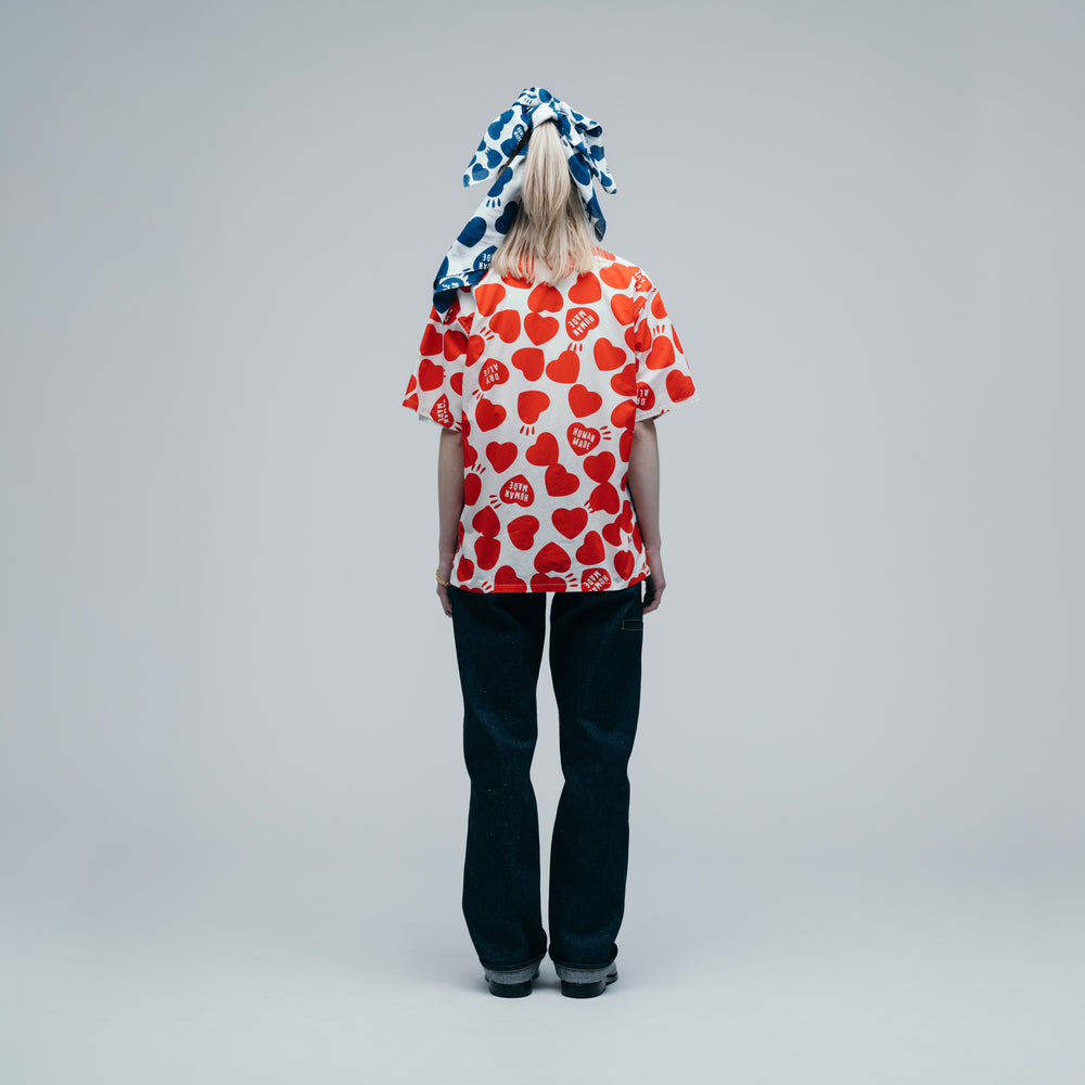 HUMAN MADE HEART ALOHA SHIRT WH-2