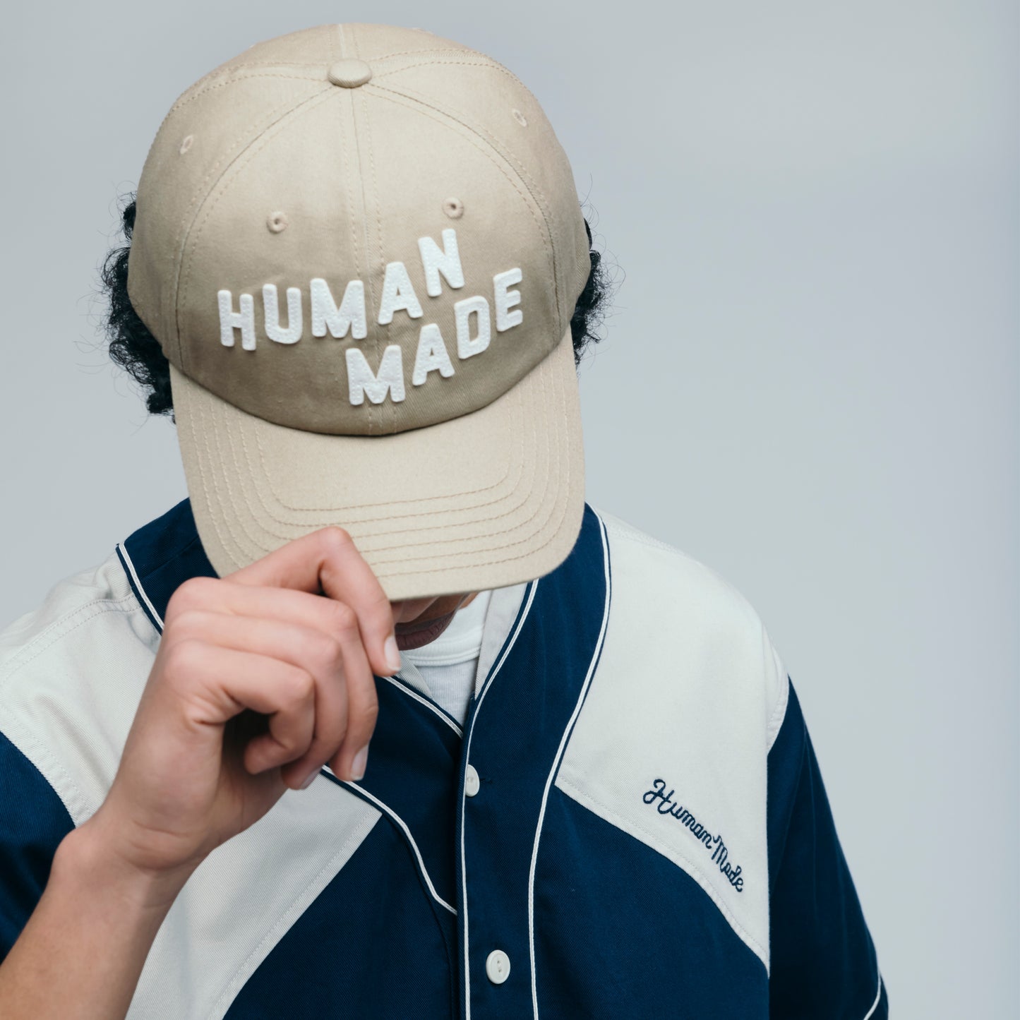 HUMAN MADE 6PANEL TWILL CAP BG-3
