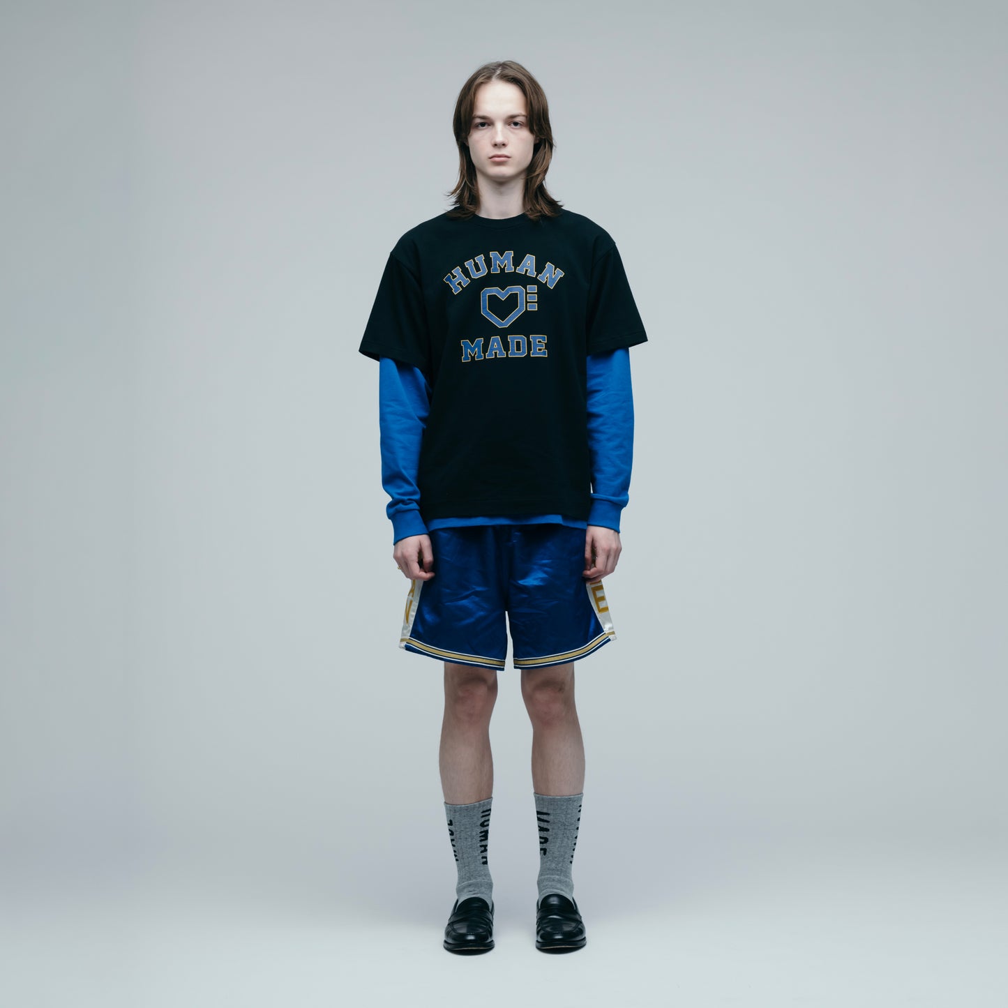 HUMAN MADE GYM SHORTS BL-1