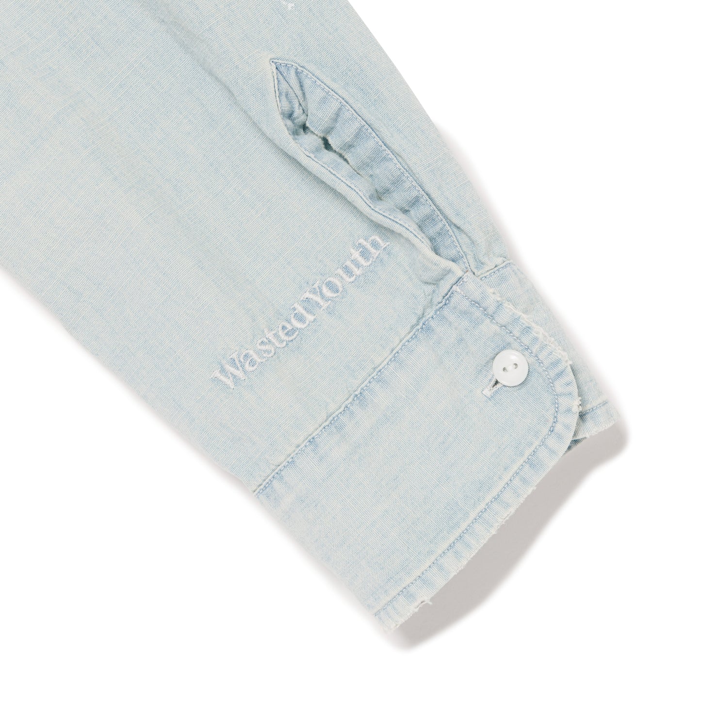 WASTED YOUTH CHAMBRAY WORK SHIRT BL-D