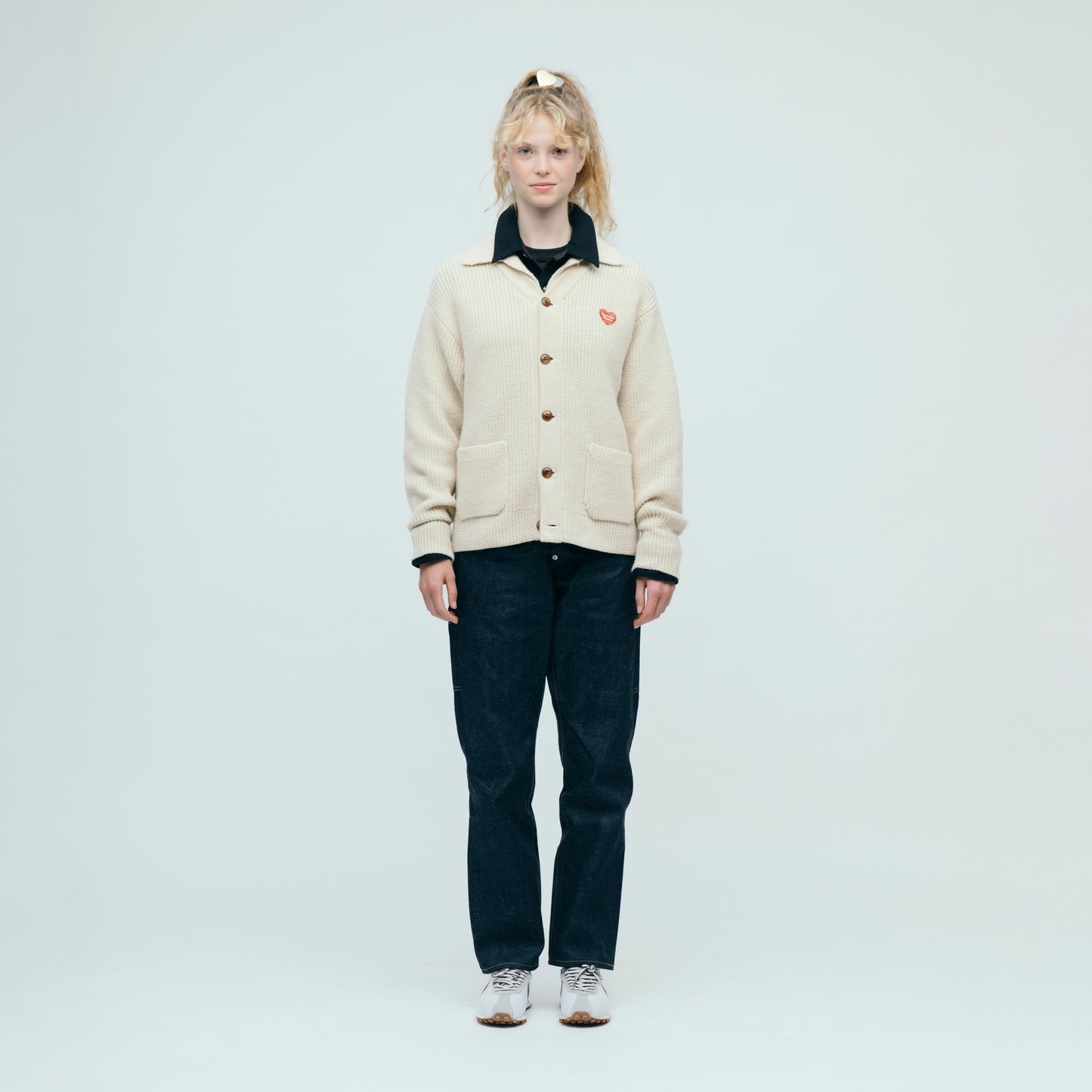 HUMAN MADE KNIT CARDIGAN WH-1