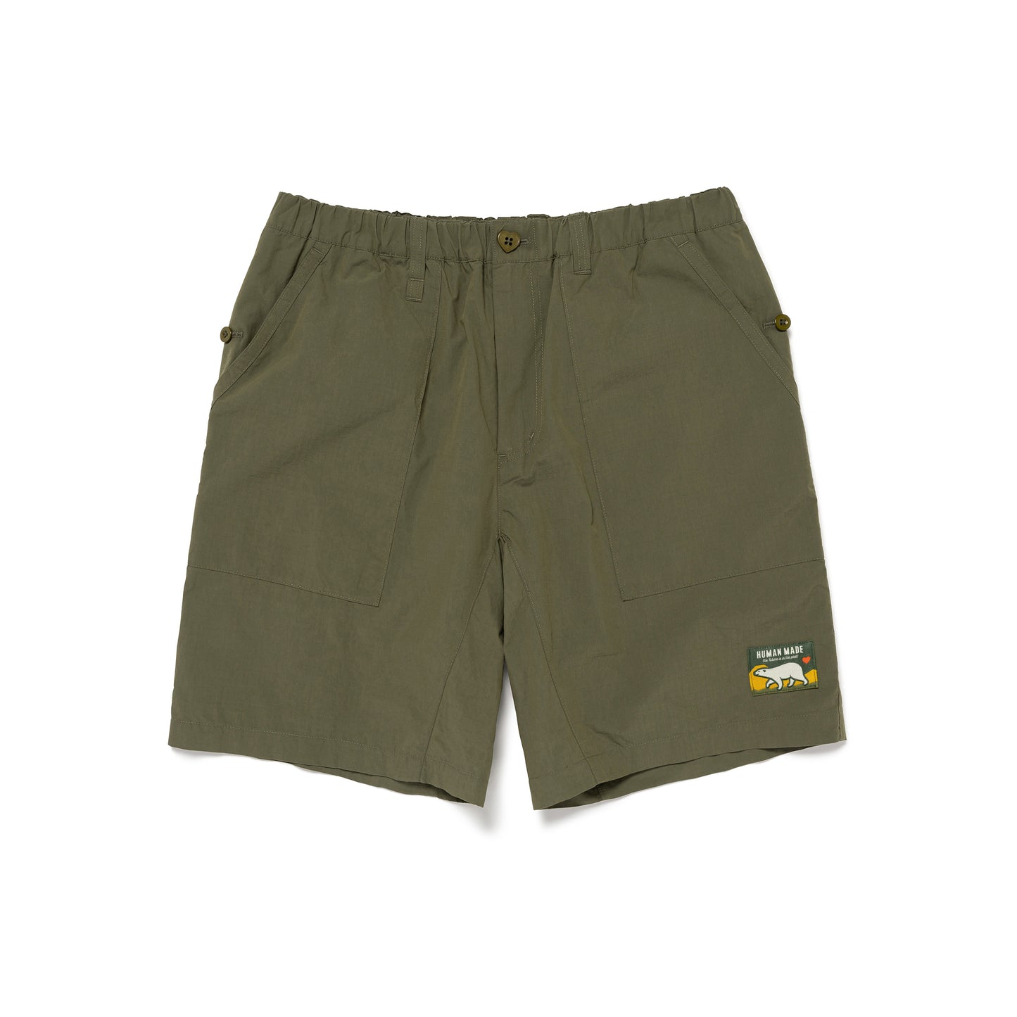 HUMAN MADE NYLON SHORTS OD-A