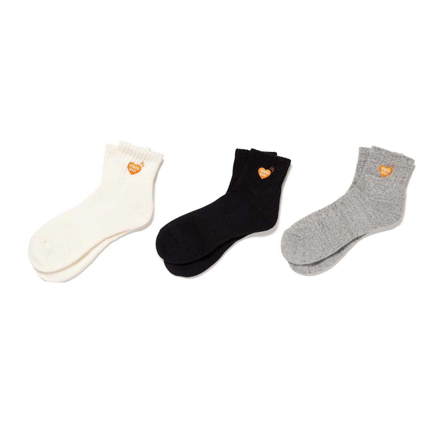 HUMAN MADE SHORT PILE SOCKS 1-A