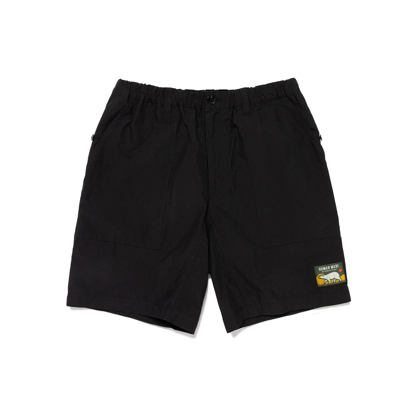 HUMAN MADE NYLON SHORTS BK-A