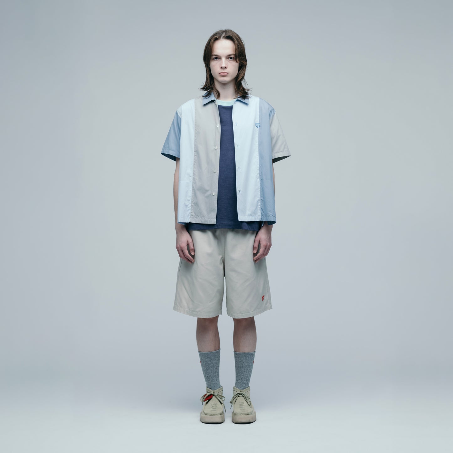 HUMAN MADE PANEL SHIRT BL-1