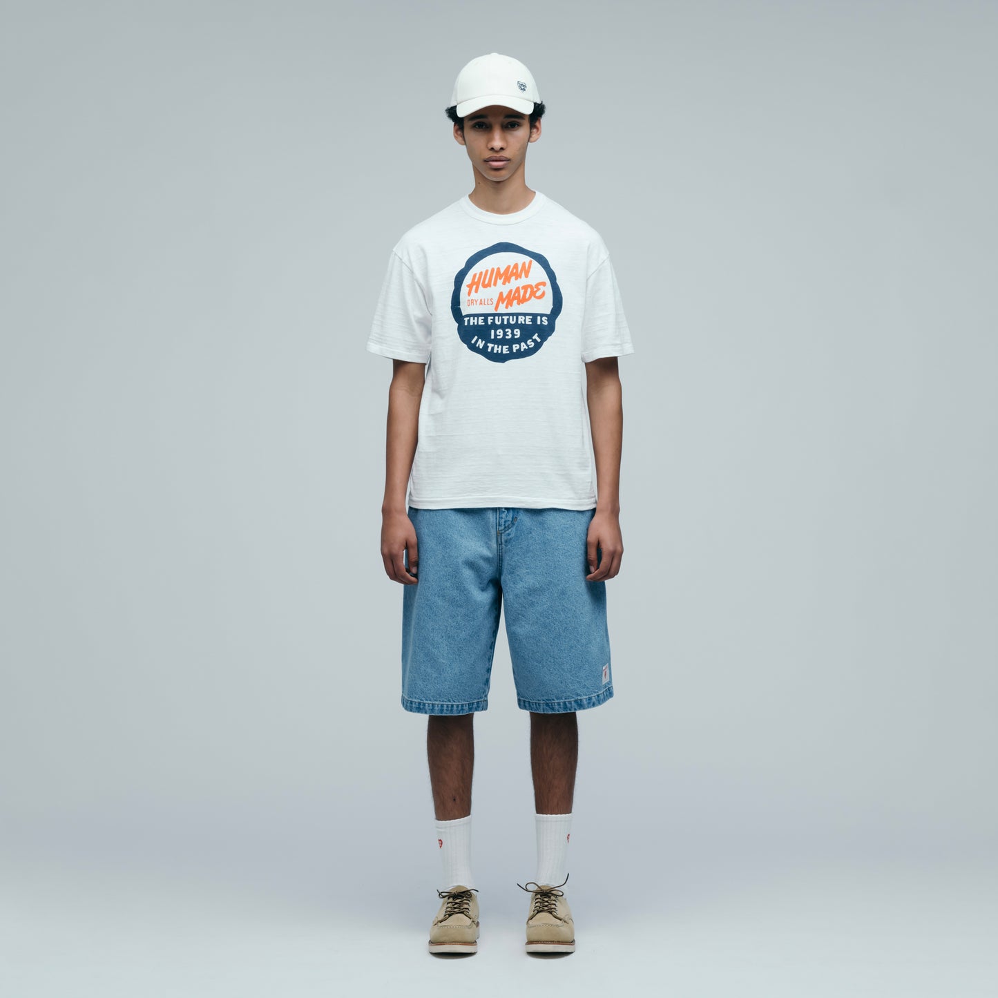 HUMAN MADE 6PANEL LINEN CAP WH-1