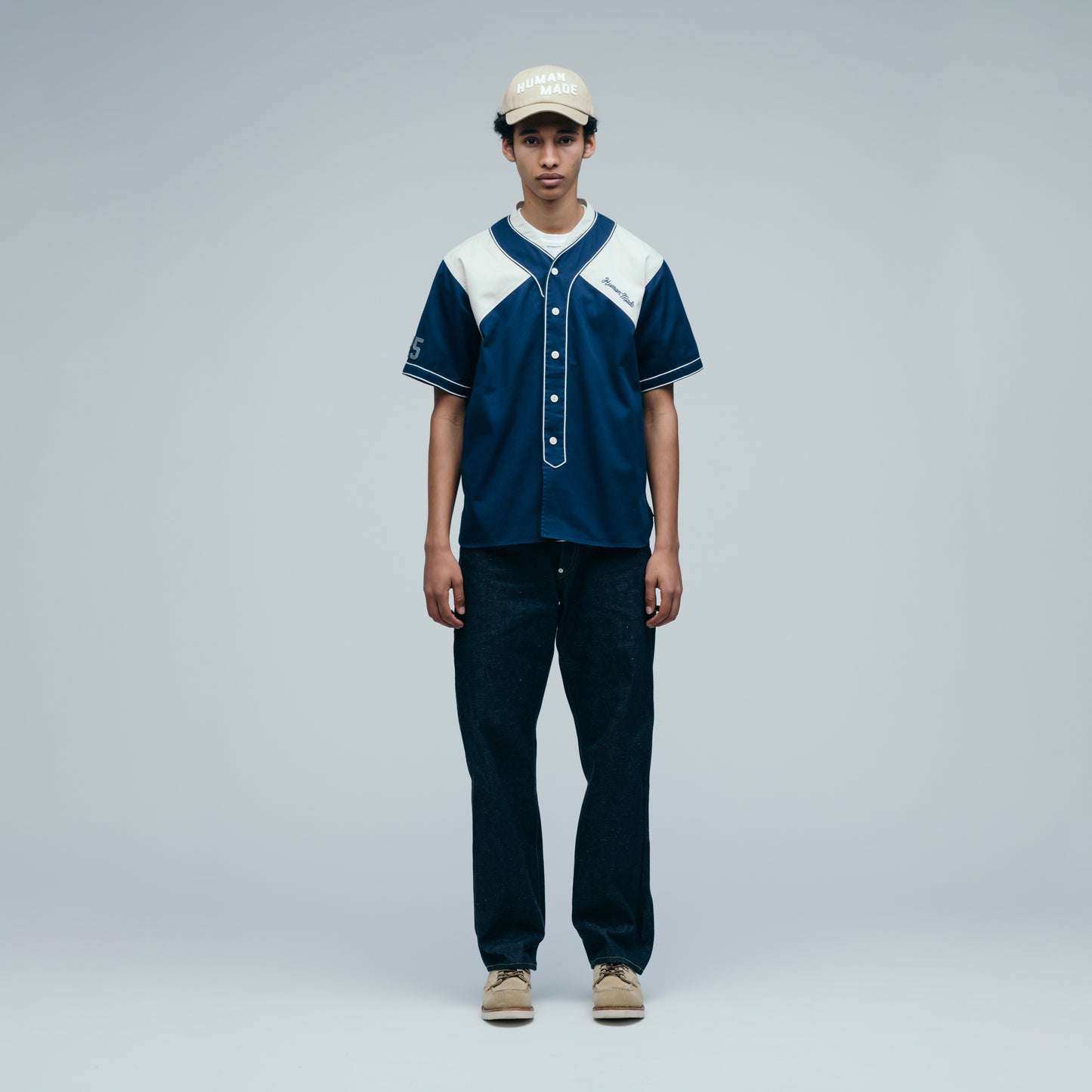 HUMAN MADE 6PANEL TWILL CAP BG-1