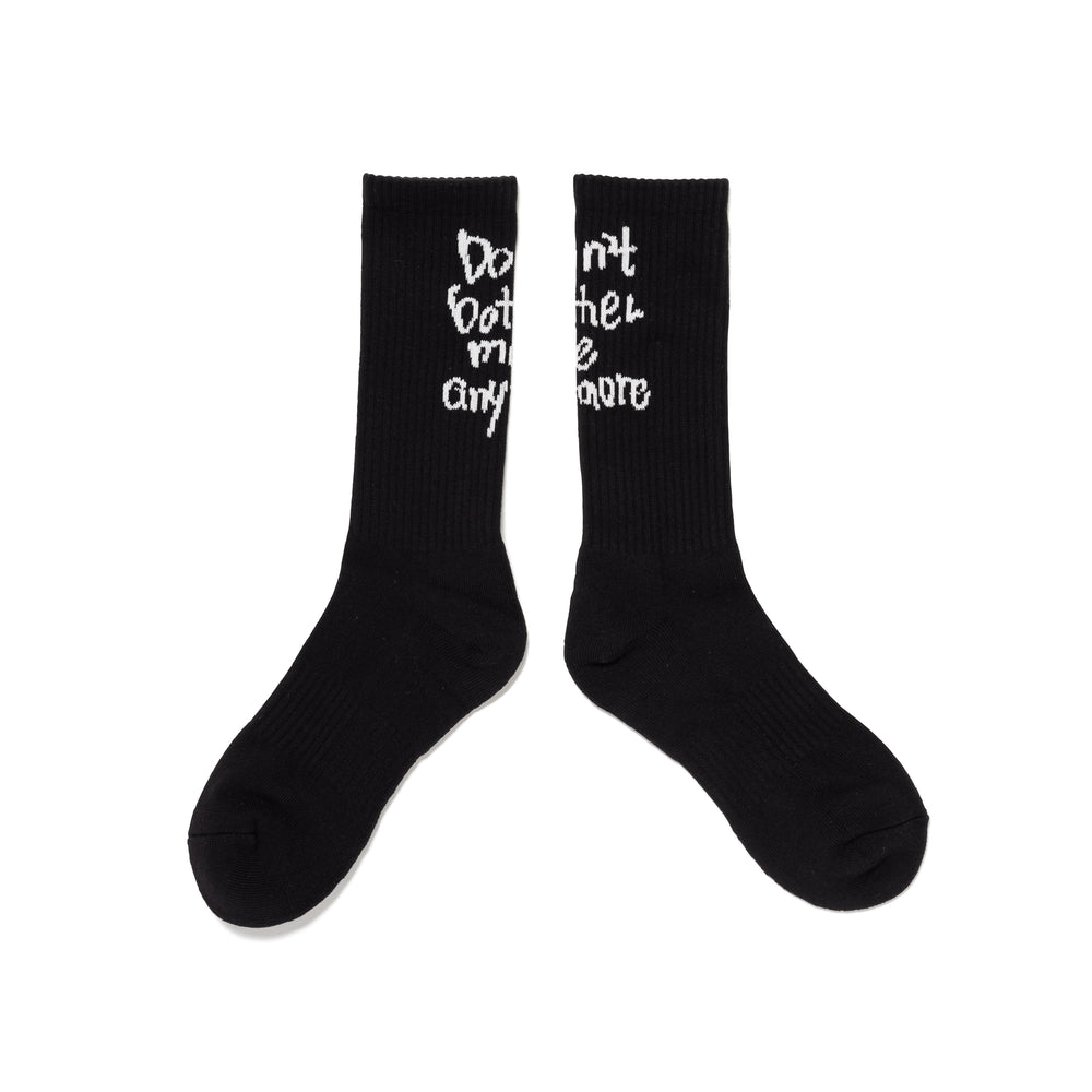 Wasted Youth JACQUARD LOGO SOCKS BK-B