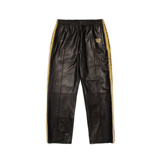 HUMAN MADE LEATHER TRACK PANTS BK-A
