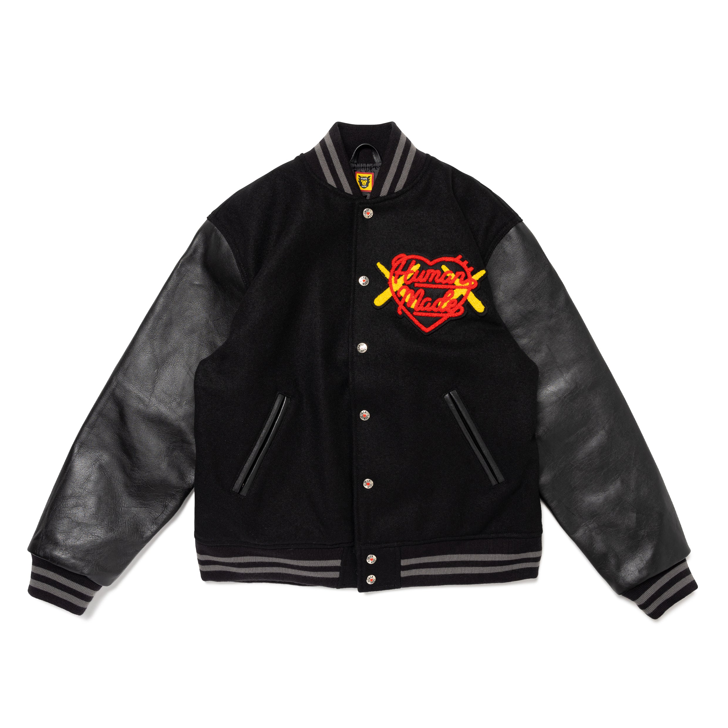 新品 KAWS MADE VARSITY JACKET #2 BALCK S - アウター