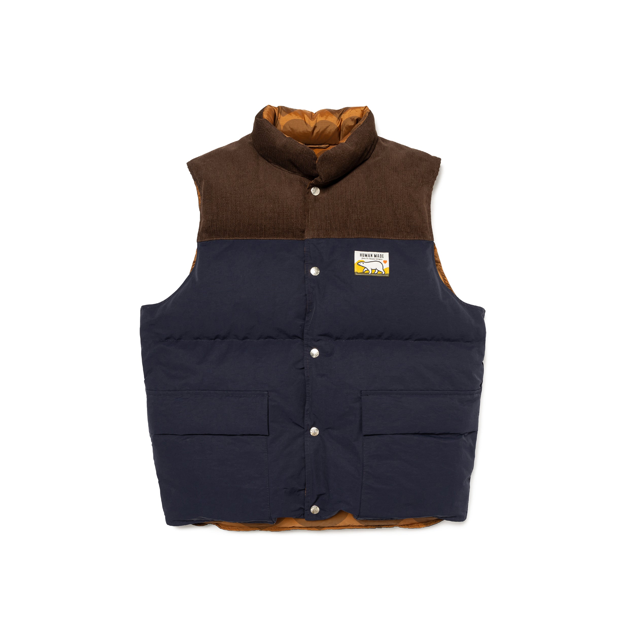 REVERSIBLE DOWN VEST – HUMAN MADE ONLINE STORE