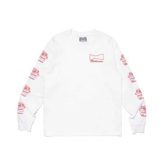 Wasted Youth LONG SLEEVE T-SHIRT#1 WH-A