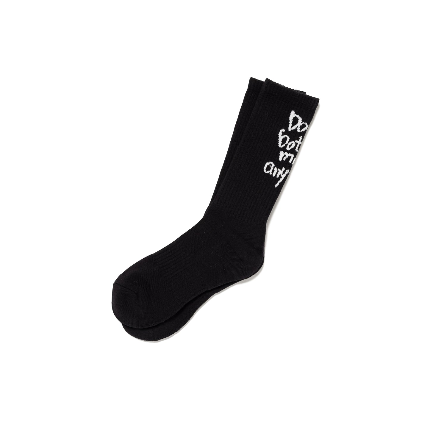 Wasted Youth JACQUARD LOGO SOCKS BK-A