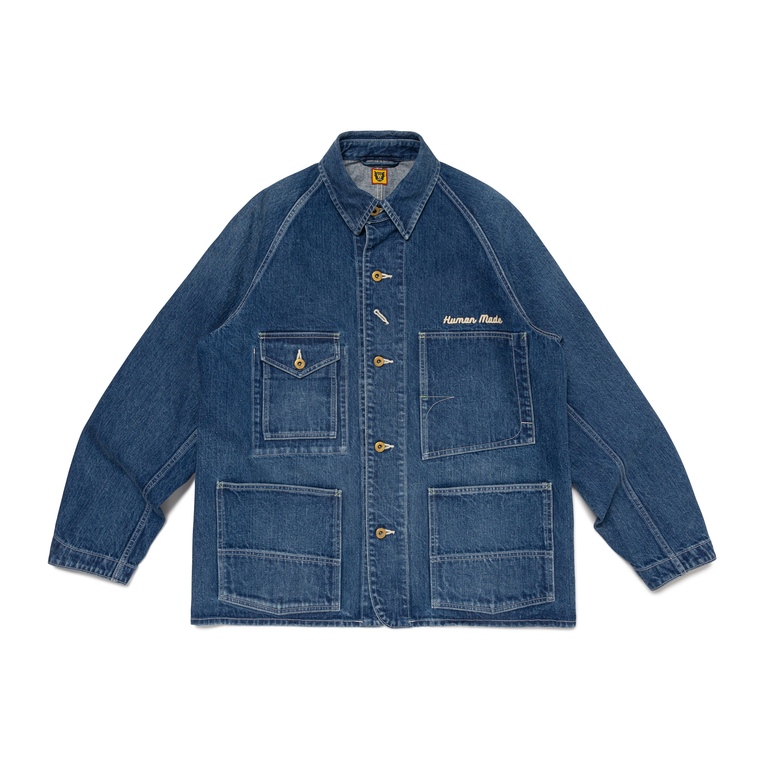 DENIM COVERALL JACKET