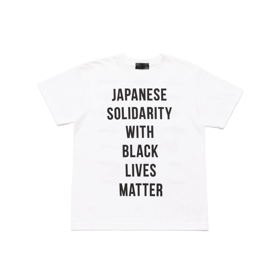 HUMAN MADE（ヒューマンメイド）JAPANESE SOLIDARITY WITH BLACK LIVES MATTER　チャリティー　Tシャツ【007】