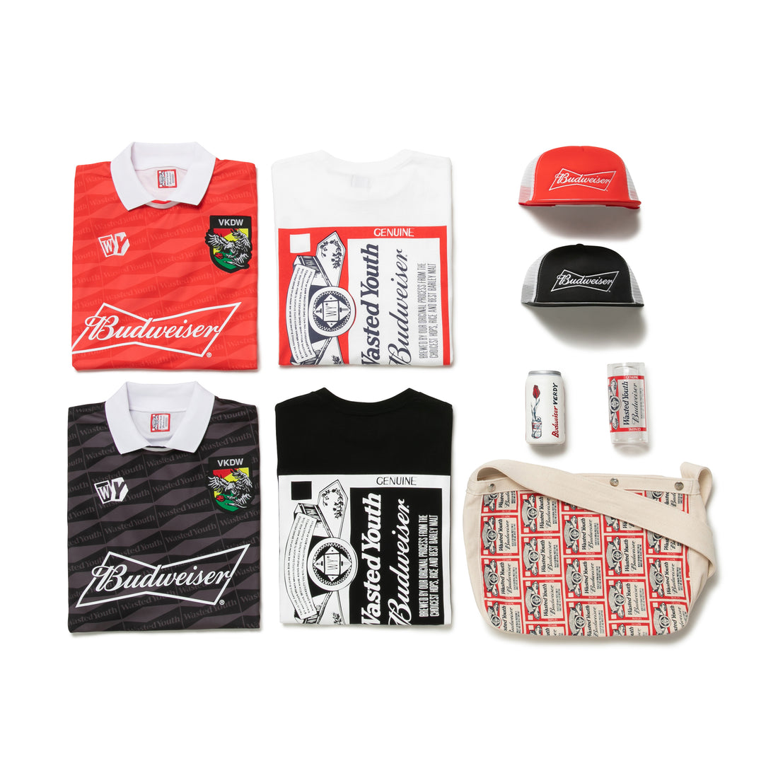 Wasted Youth x Budweiser コラボレーションコレクション発売の