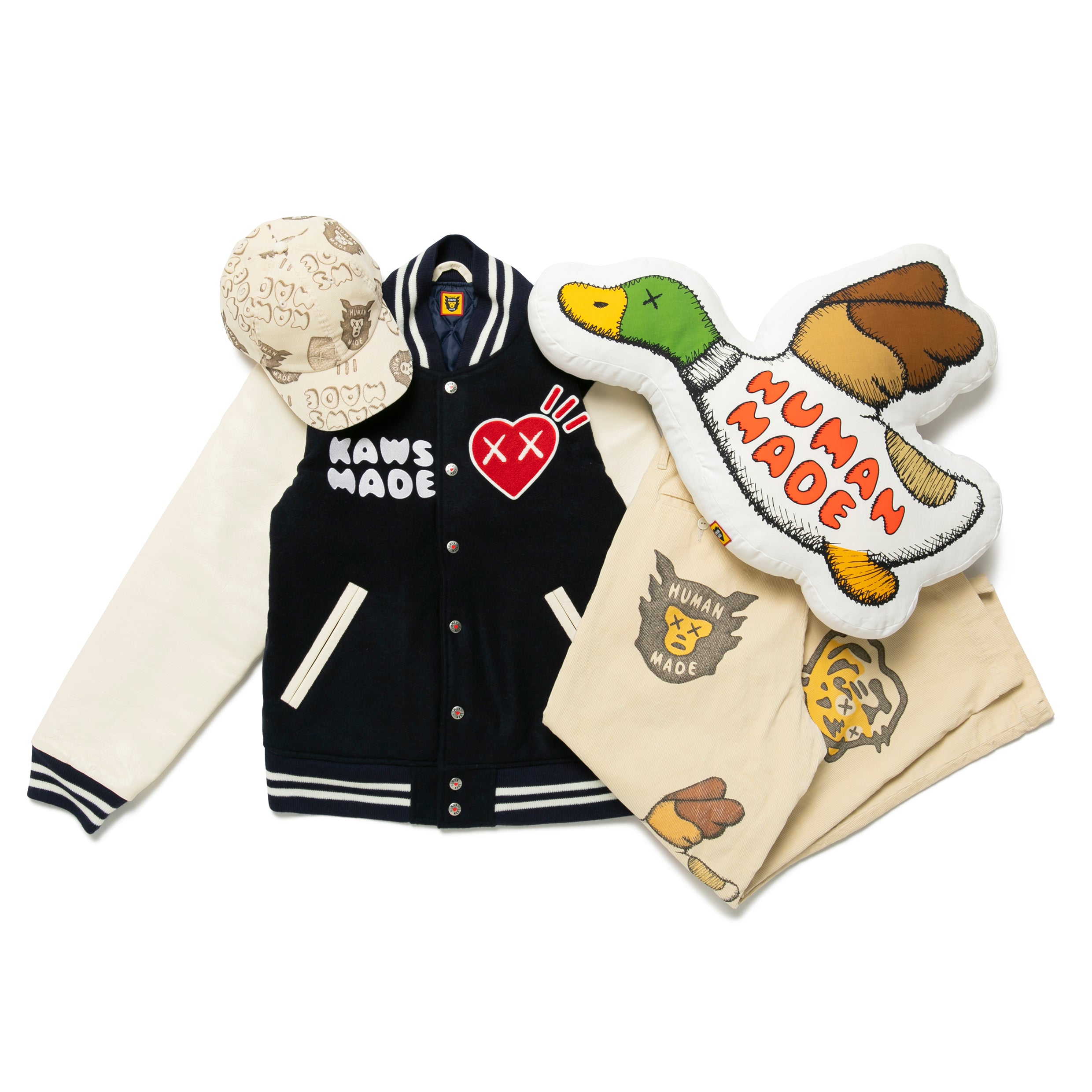 HUMAN MADE×KAWS Varsity Jacket ヒューマンメイド-