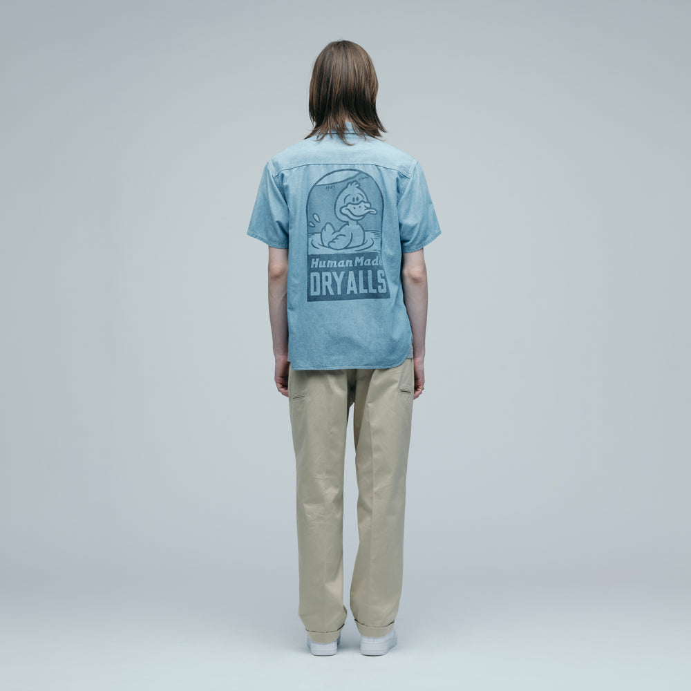 HUMAN MADE CHAMBRAY S_S SHIRT IN-2