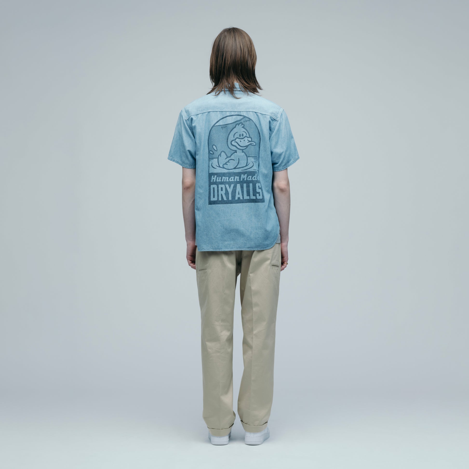 HUMAN MADE CHAMBRAY S_S SHIRT IN-2