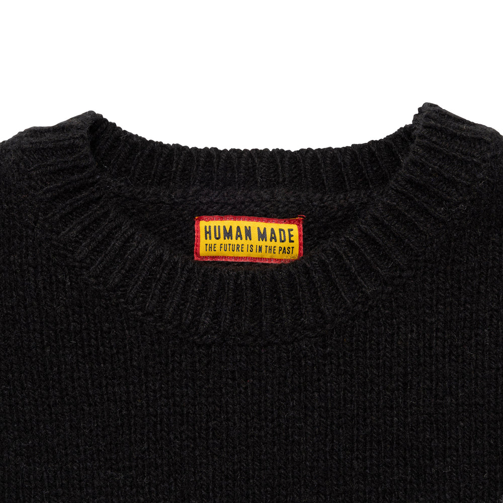 HUMAN MADE HEART KNIT SWEATER BK-C