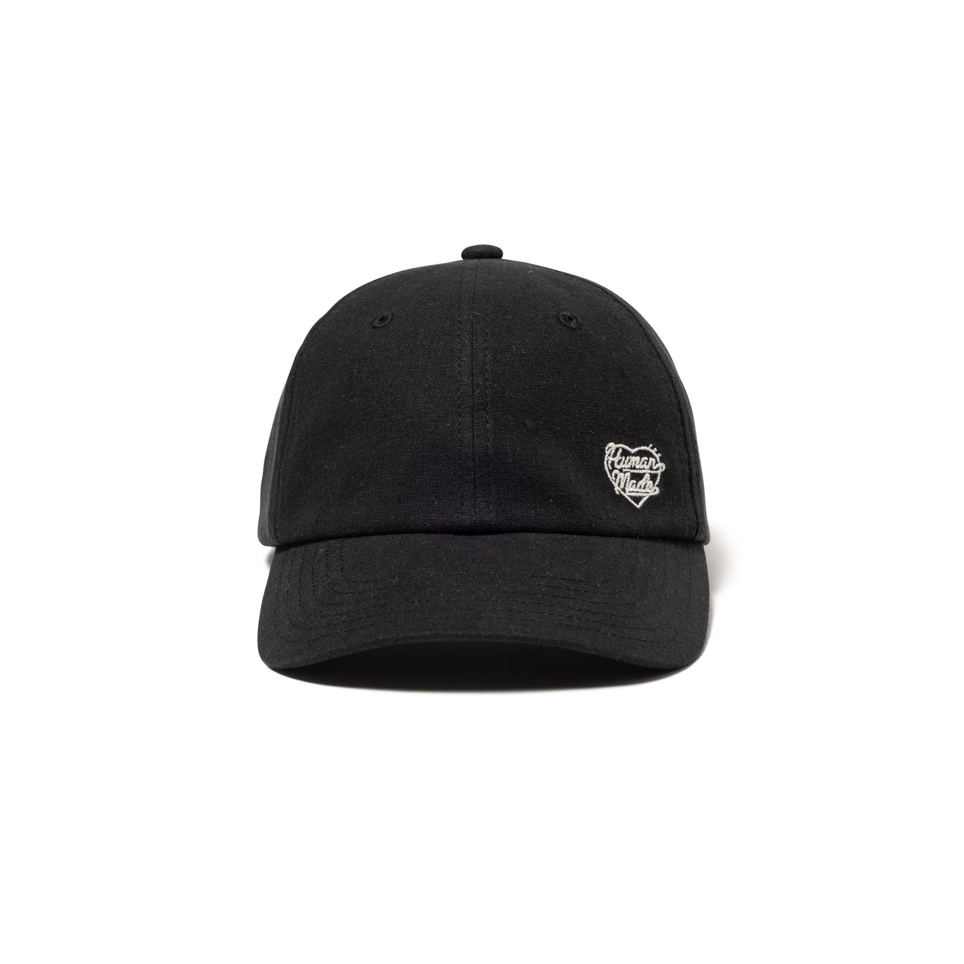 HUMAN MADE 6PANEL LINEN CAP BK-C