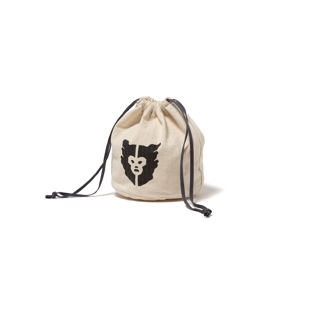 HUMAN MADE DRAWSTRING BAG WH-C