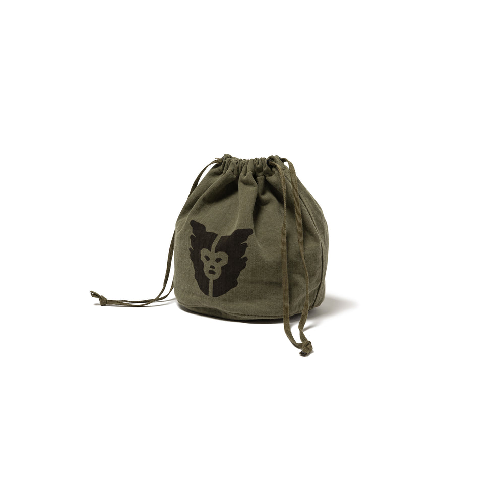 HUMAN MADE DRAWSTRING BAG OD-C