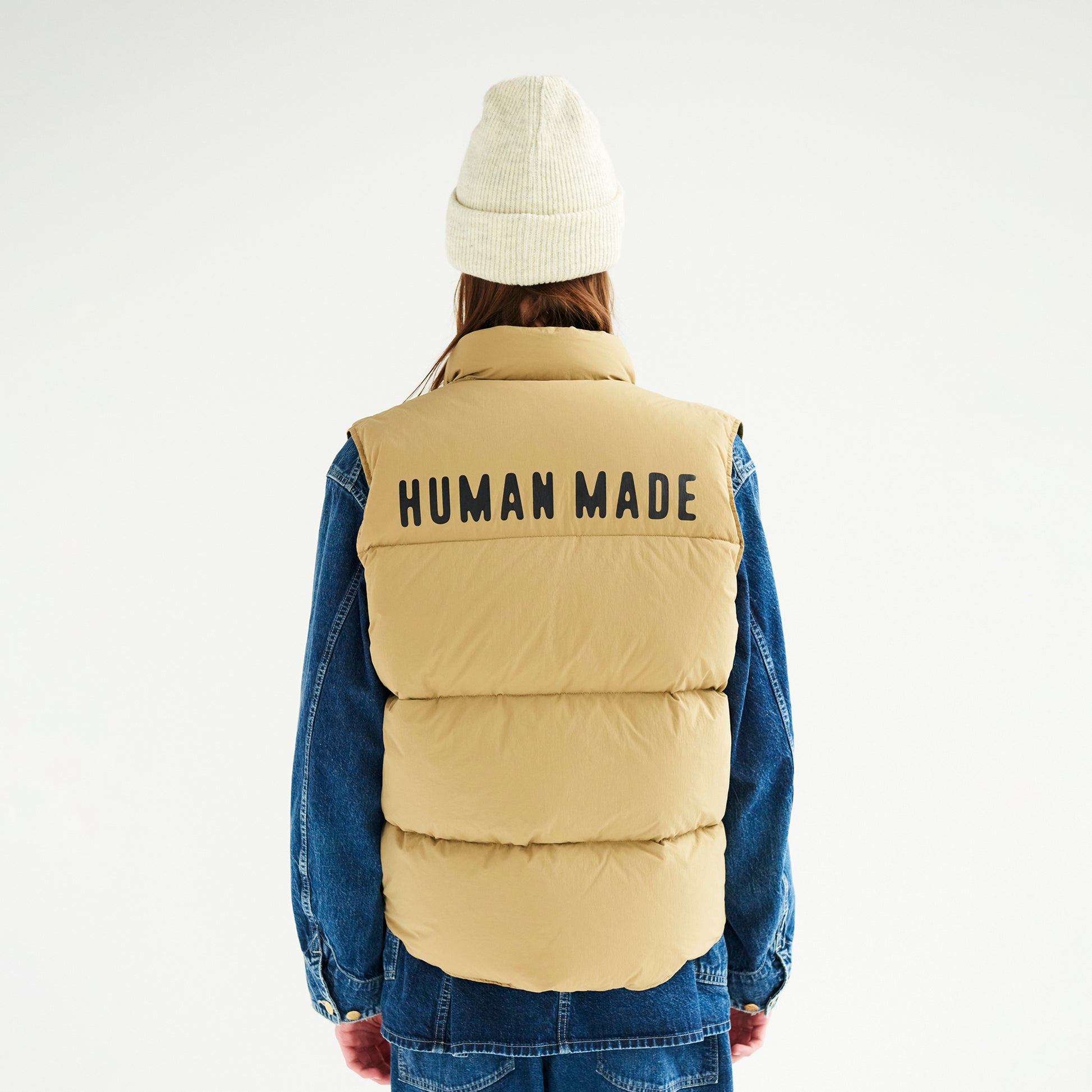 HUMAN MADE REVERSIBLE DOWN VEST 2-2