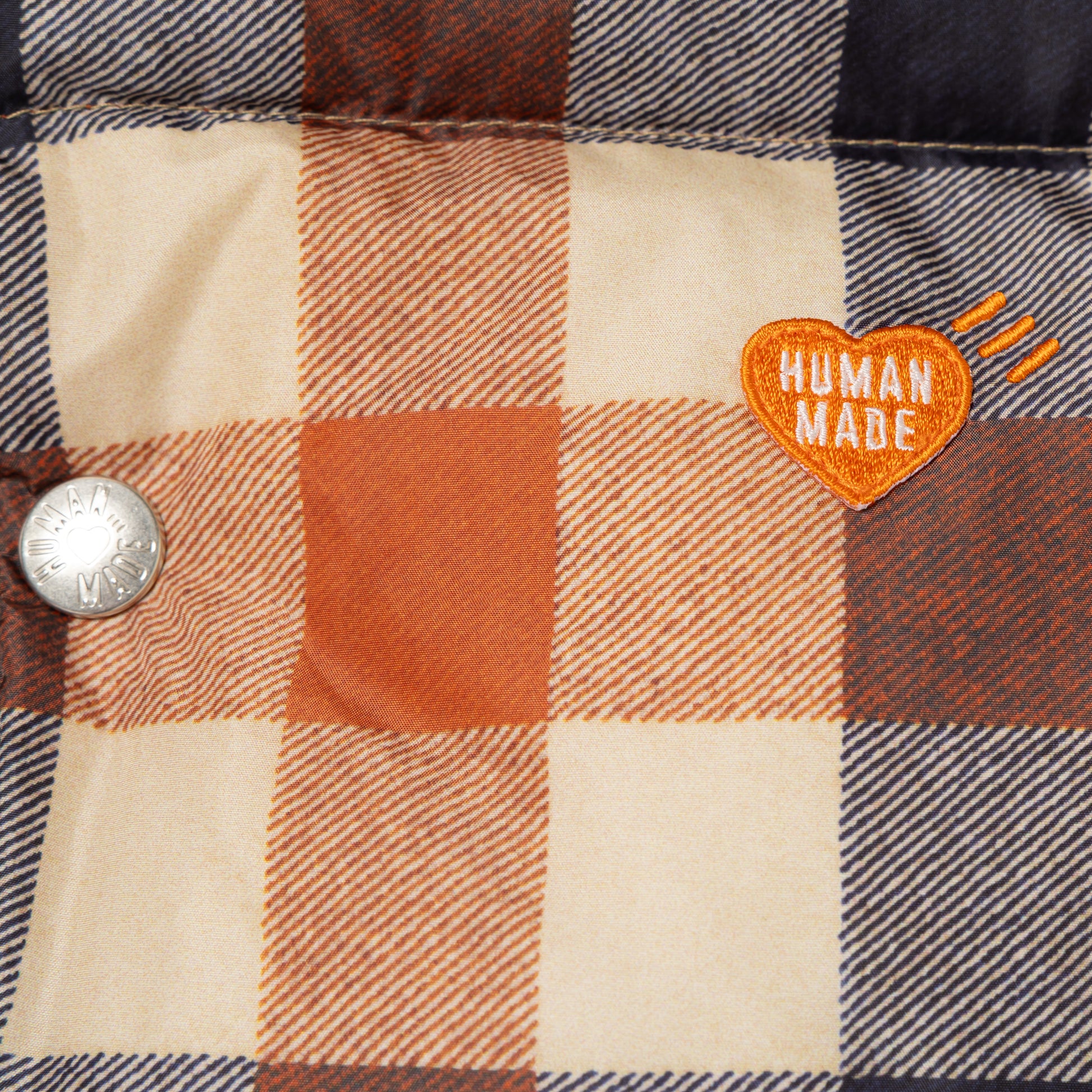 HUMAN MADE REVERSIBLE DOWN VEST 3-F