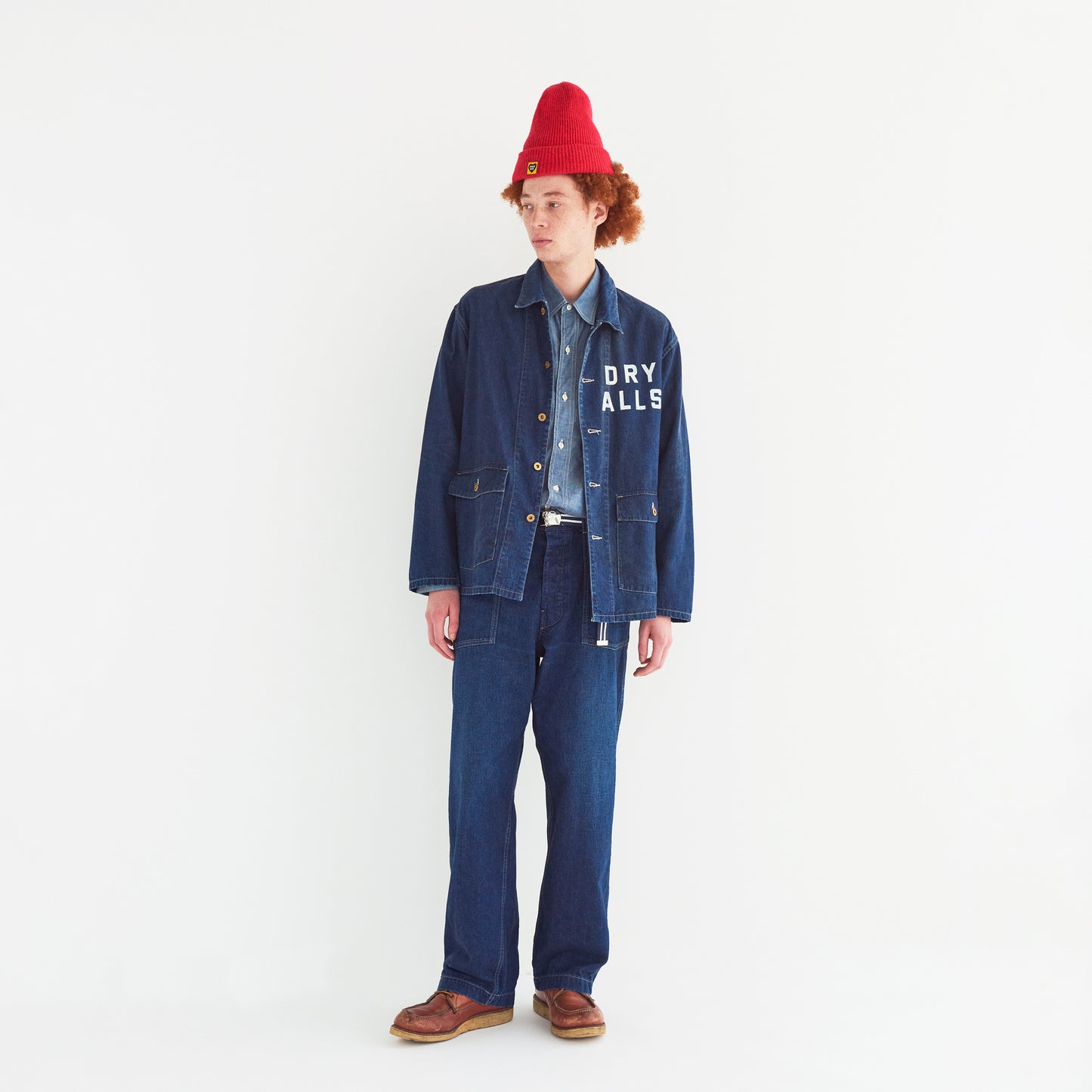 HUMAN MADE DENIM COVERALL JACKET