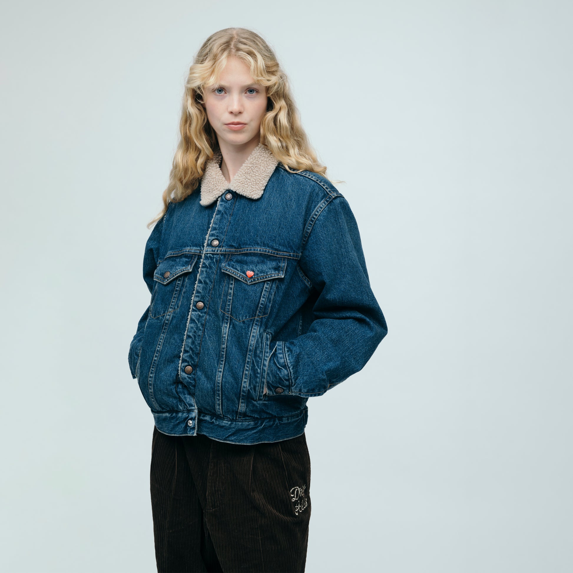 HUMAN MADE BOA LINED DENIM JACKET IN-3