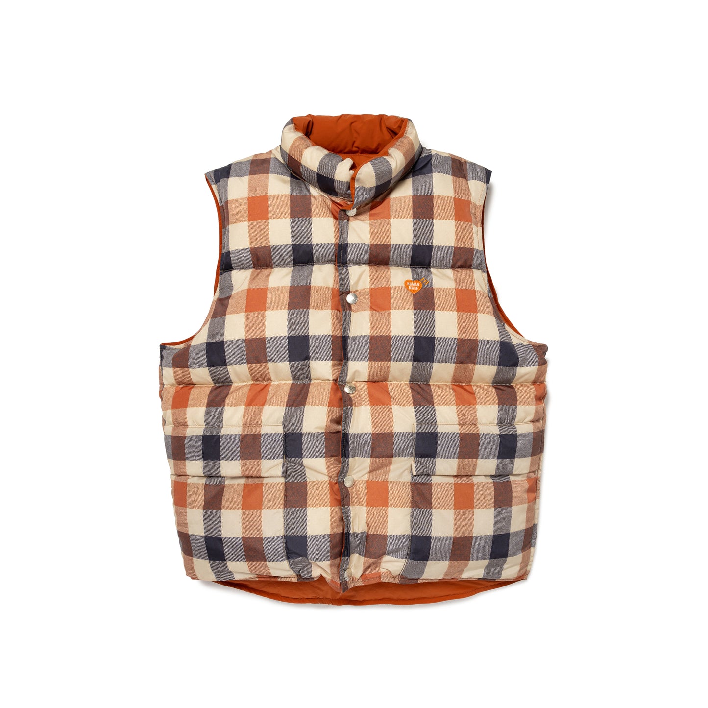 HUMAN MADE REVERSIBLE DOWN VEST 3-C