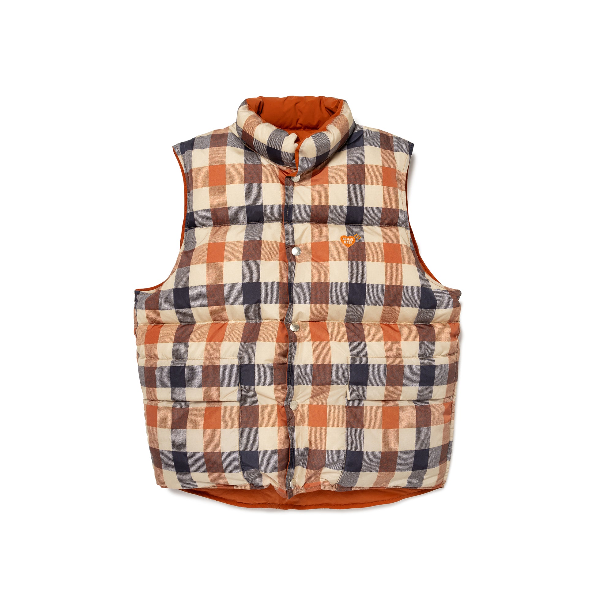 HUMAN MADE REVERSIBLE DOWN VEST 3-C