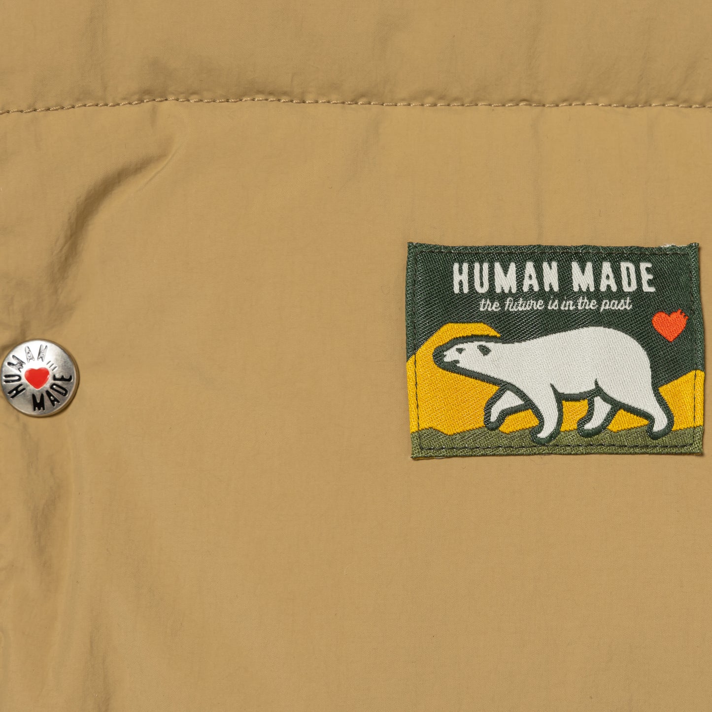 HUMAN MADE REVERSIBLE DOWN VEST 2-E