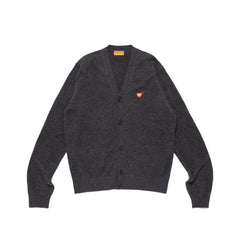 HUMAN MADE HEART BADGE KNIT CARDIGAN – HUMAN MADE Inc.