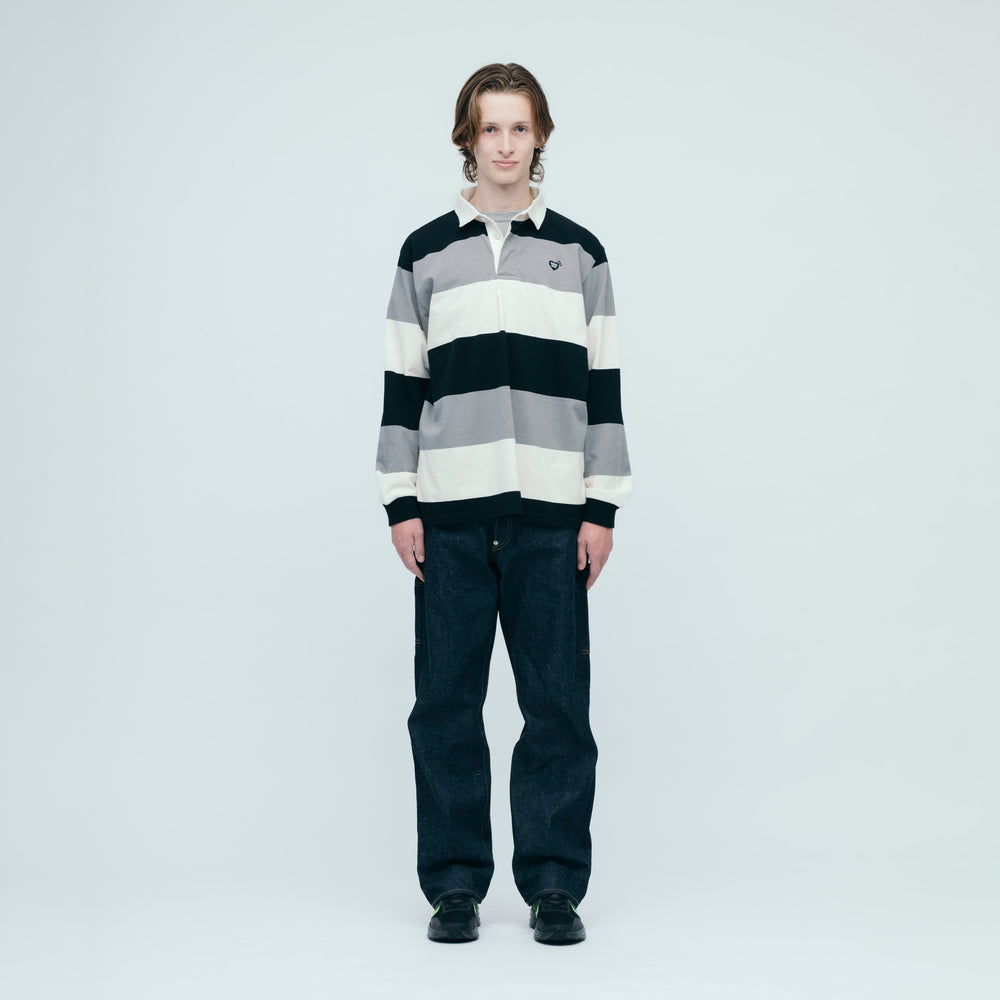 HUMAN MADE RUGBY SHIRT BK-1