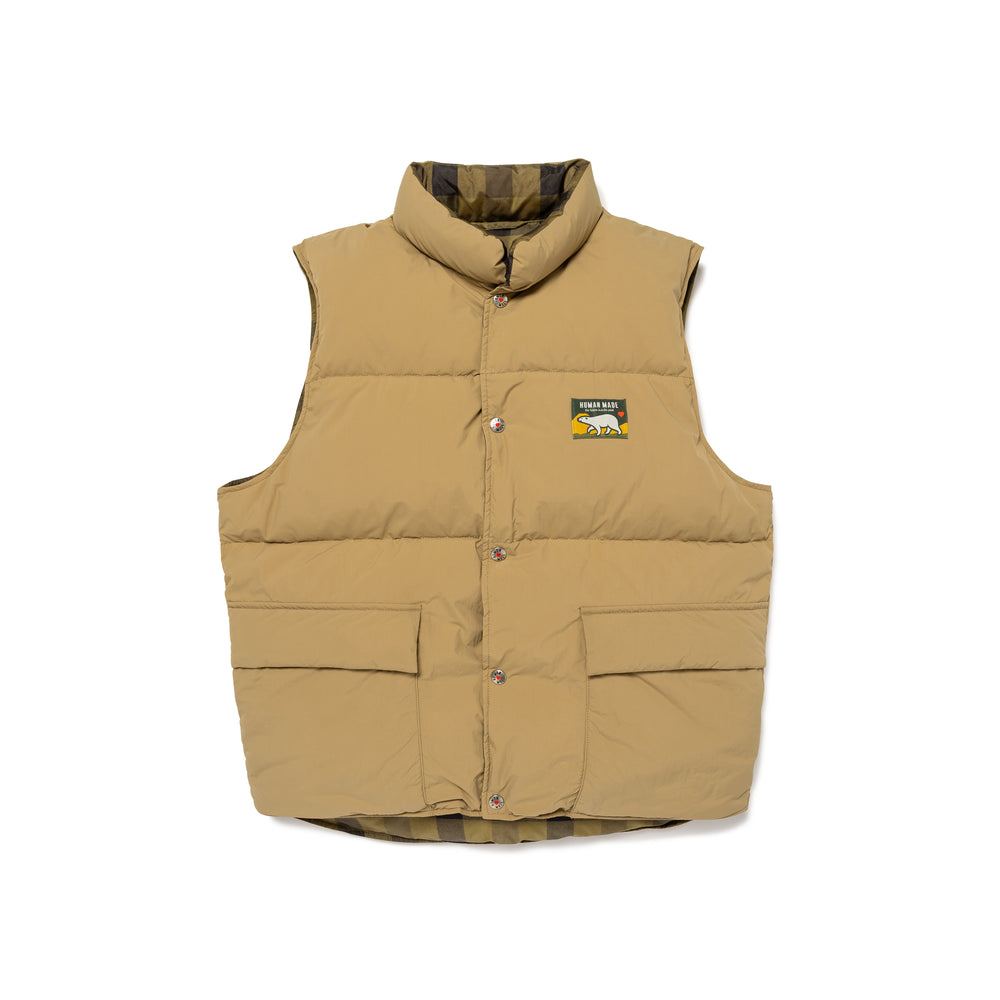 HUMAN MADE REVERSIBLE DOWN VEST 2-A