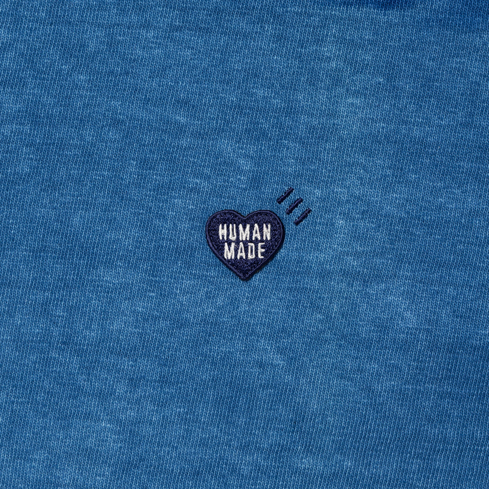 HUMAN MADE INDIGO DYED STRIPED T-SHIRT IN-C