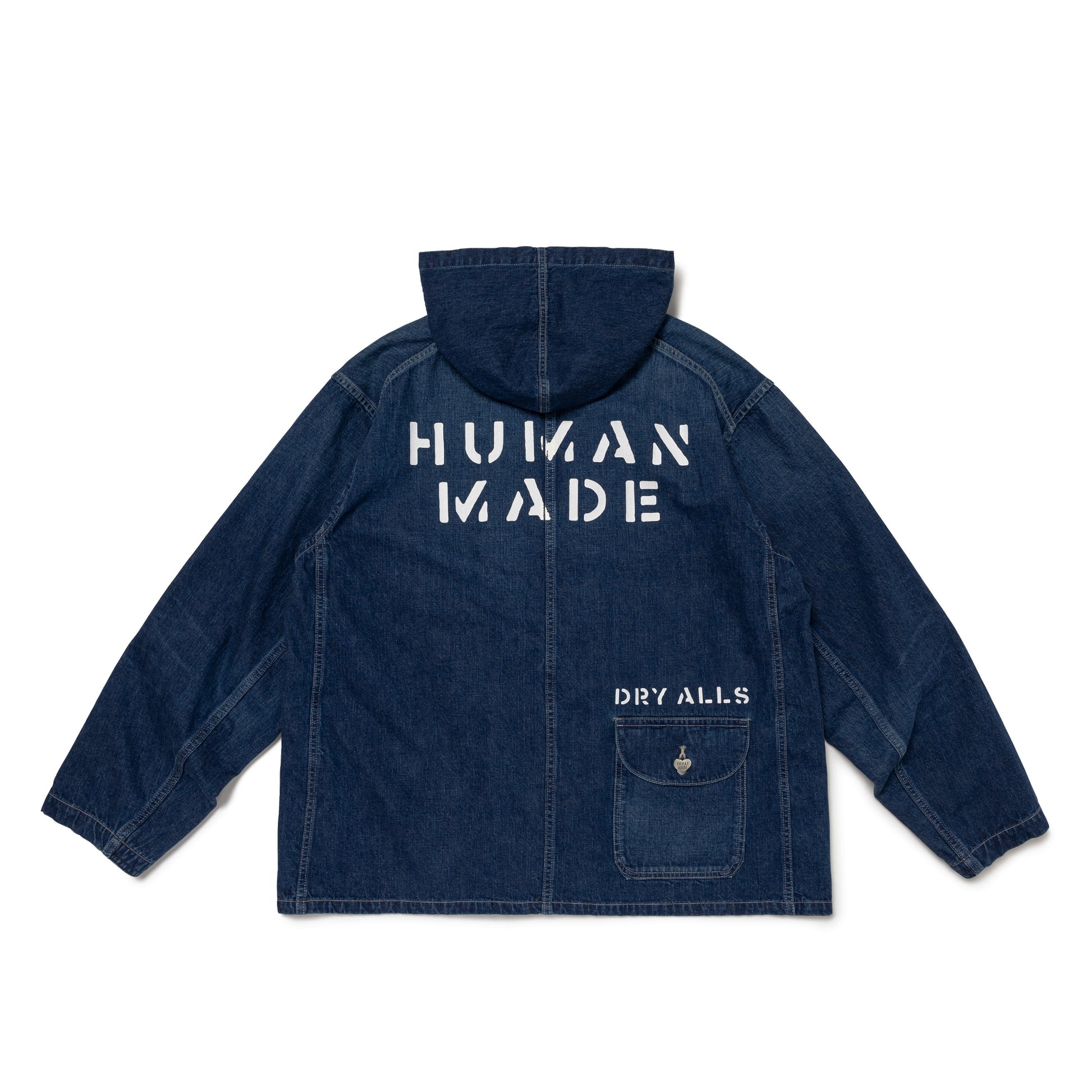 HUMAN MADE DENIM HOODED JACKET ID-B