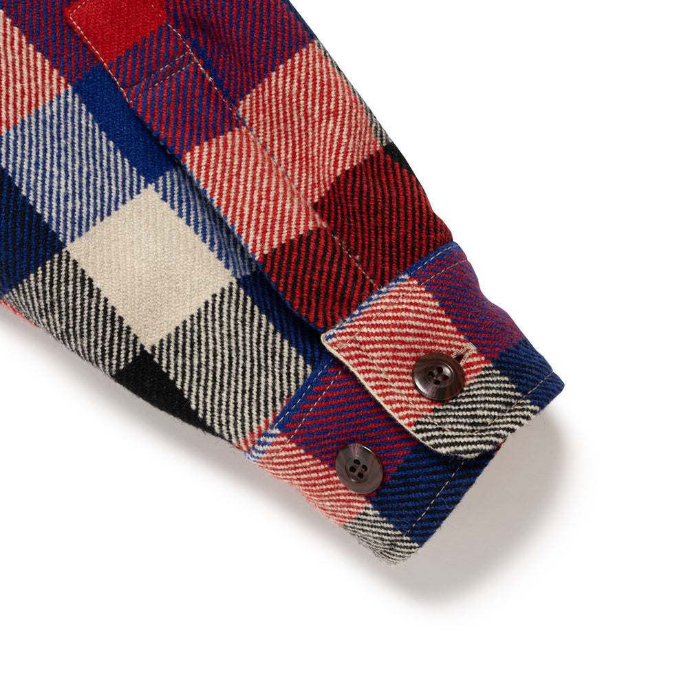 HUMAN MADE WOOL CHECK SHIRT JACKET RD-E