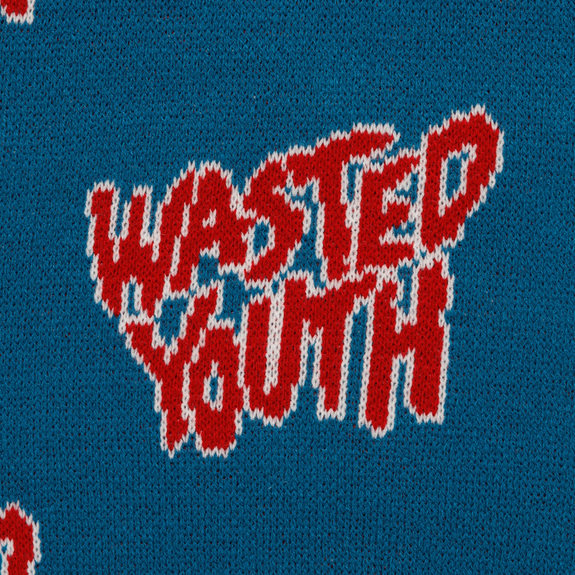 WASTED YOUTH KNIT SWEATER BL-D