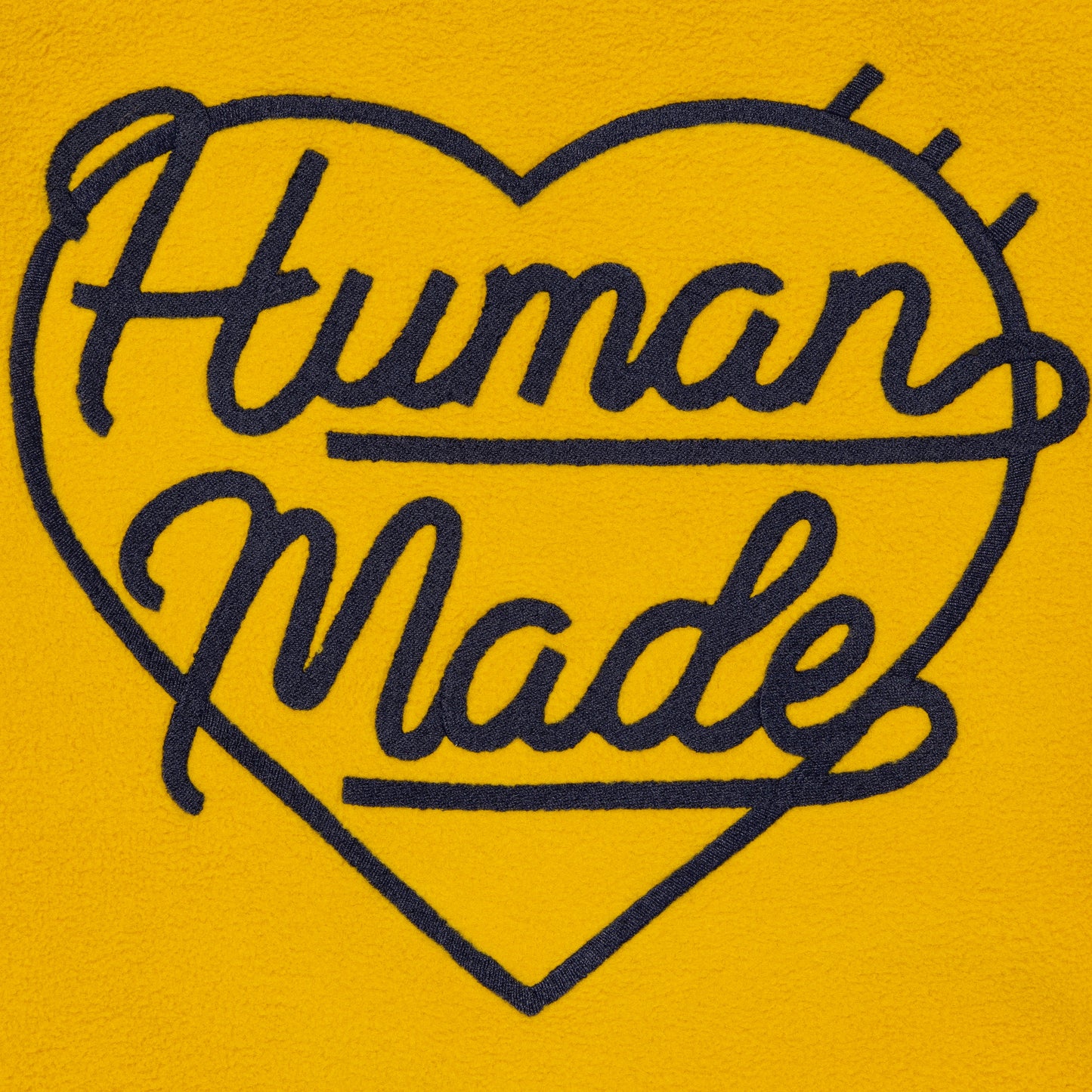 HUMAN MADE FLEECE HALF ZIP PULLOVER 3-E