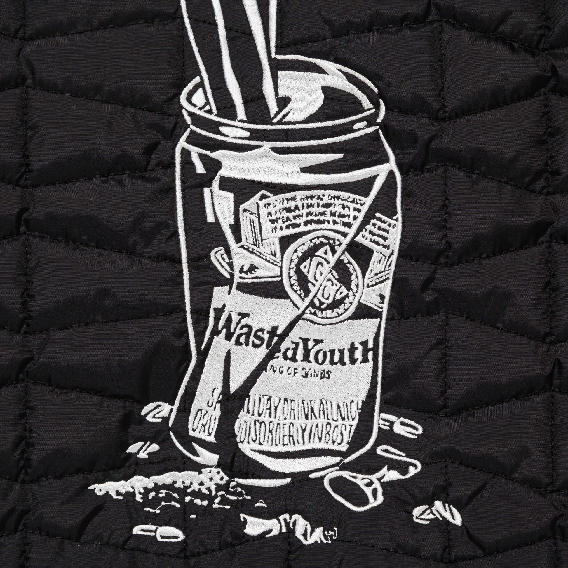 WASTED YOUTH QUILT PUFF JACKET 1-F