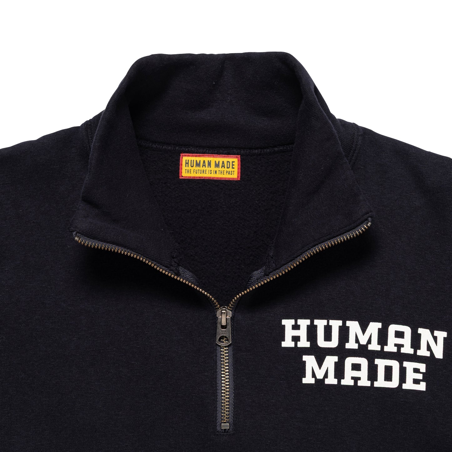 HUMAN MADE HALF-ZIP SWEATSHIRT NY-C