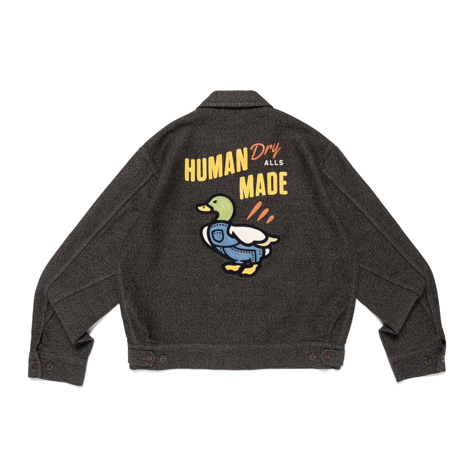HUMAN MADE ZIP-UP WORK JACKET GY-B