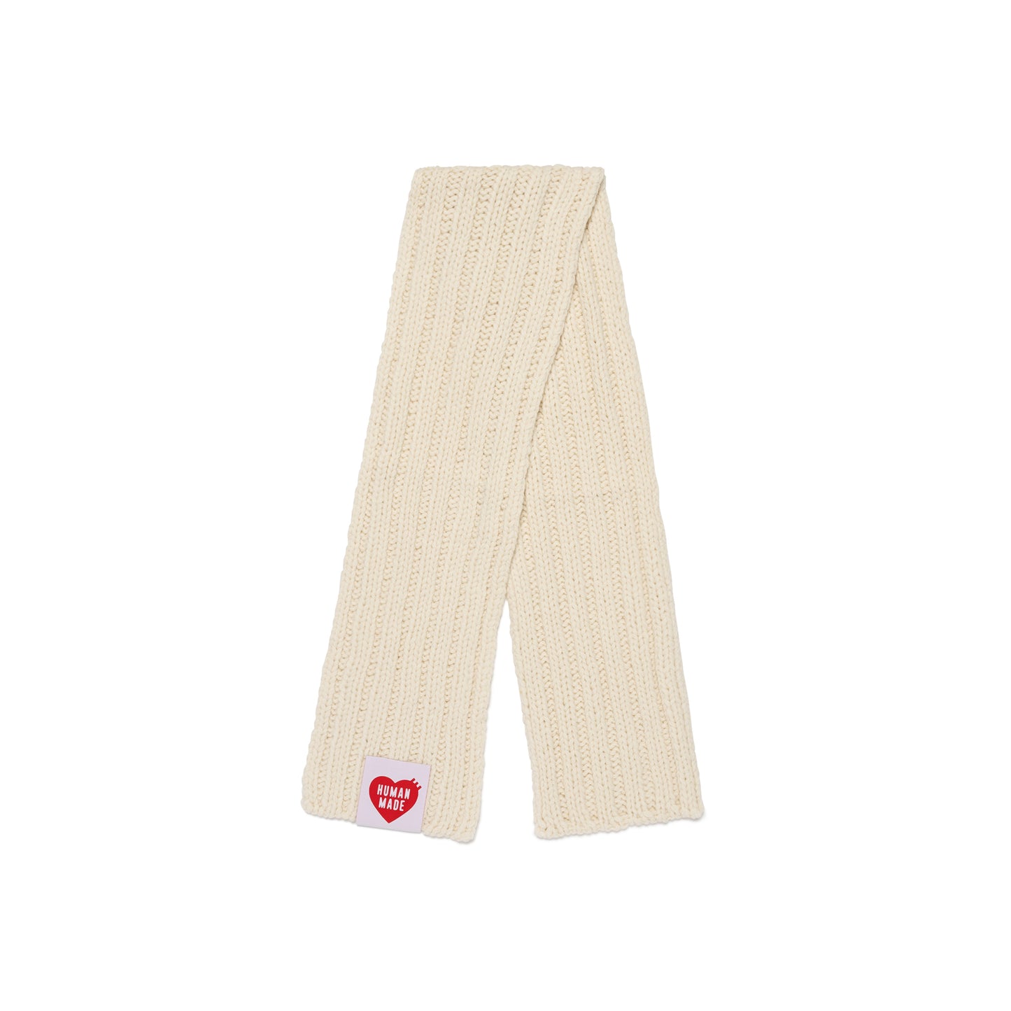 HUMAN MADE HAND KNIT MAFFLER WH-A