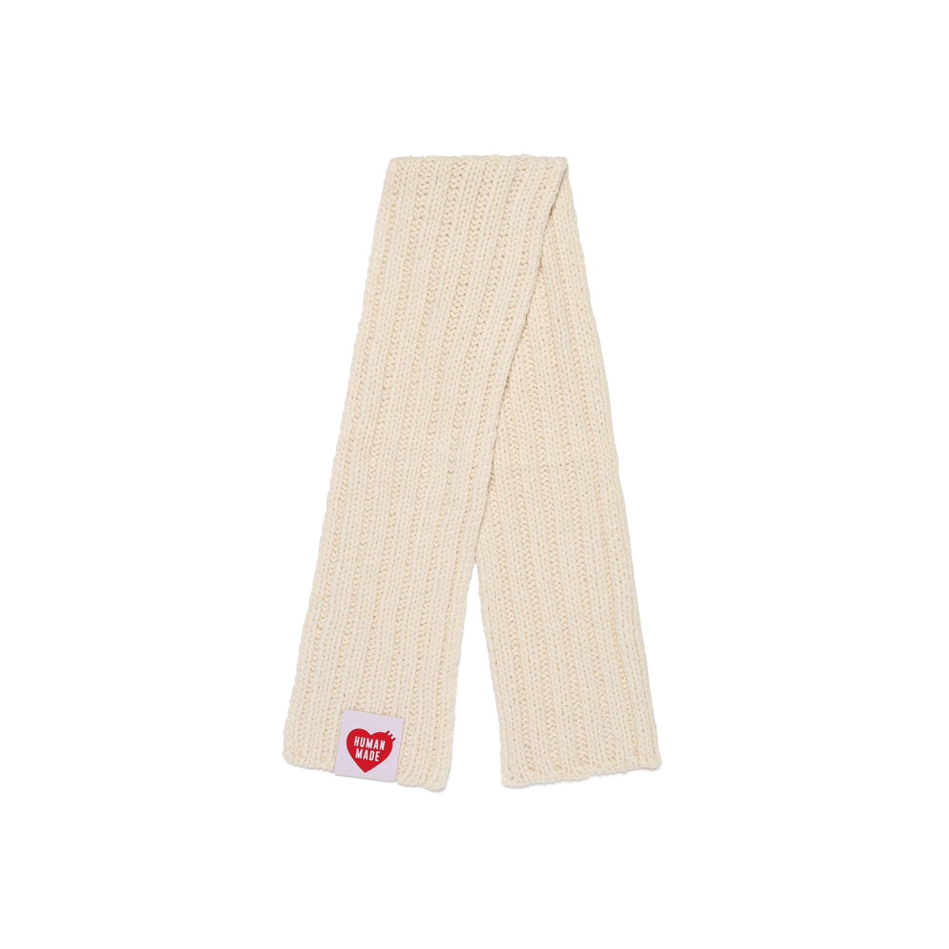 HUMAN MADE HAND KNIT MAFFLER WH-A