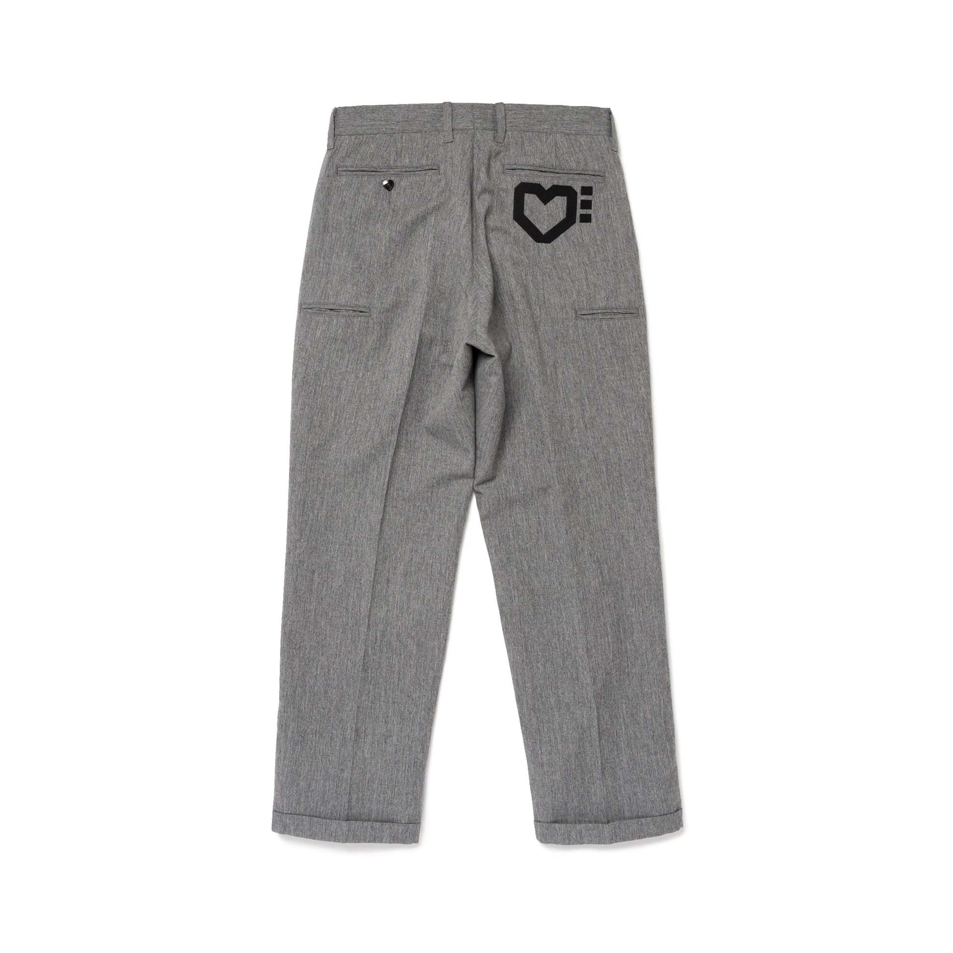 HUMAN MADE WOOL PANTS GY-B