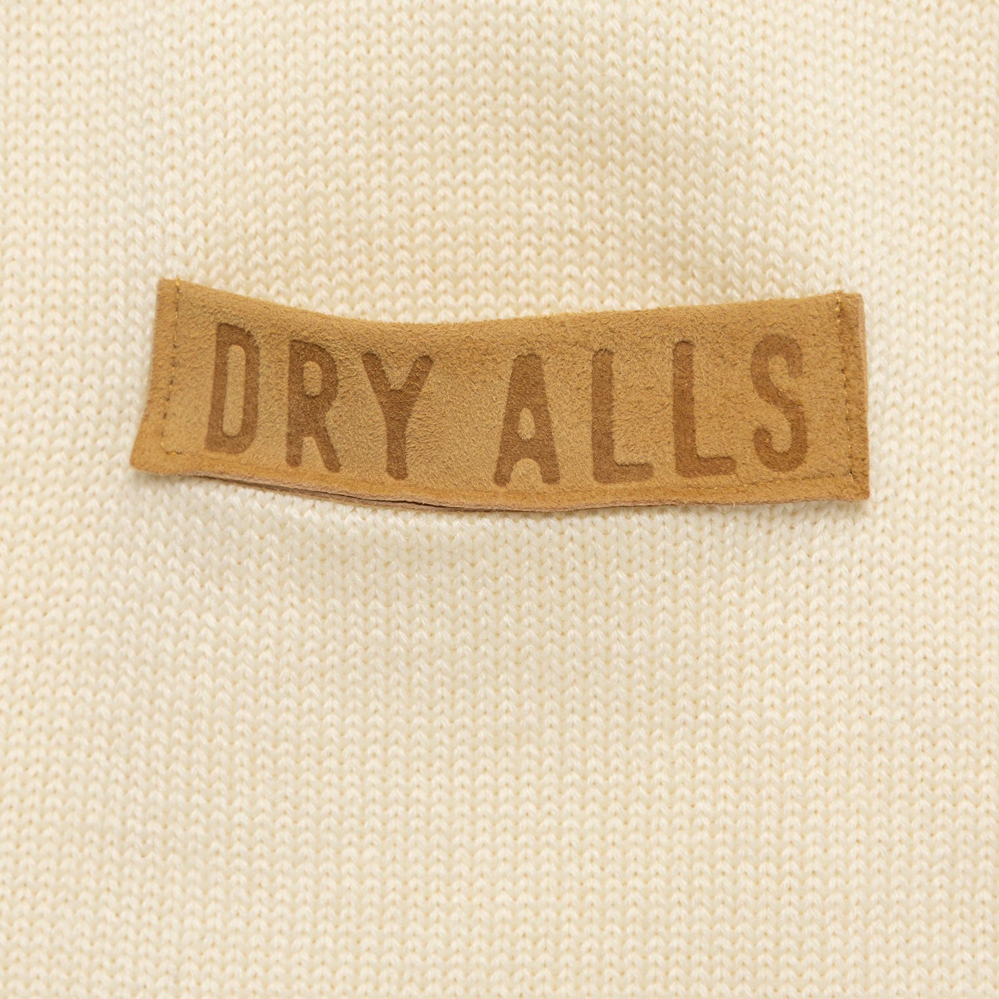 HUMAN MADE  ZIP-UP KNIT CARDIGAN WH-D