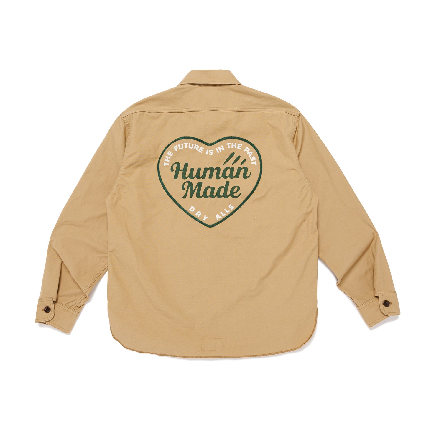 HUMAN MADE ZIP-UP WORK SHIRT 2-B